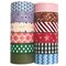 Wrapables Washi Tapes Decorative Masking Tapes, Set of 12, ADSET26